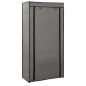 vidaXL Schuhschrank mit Abdeckung Grau 58 x 28 x 106 cm Stoff vidaXL Schuhschrank mit Abdeckung Grau 58 x 28 x 106 cm Stoff