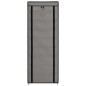 vidaXL Schuhschrank mit Abdeckung Grau 57 x 29 x 162 cm Stoff vidaXL Schuhschrank mit Abdeckung Grau 57 x 29 x 162 cm Stoff