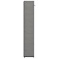 vidaXL Schuhschrank mit Abdeckung Grau 57 x 29 x 162 cm Stoff vidaXL Schuhschrank mit Abdeckung Grau 57 x 29 x 162 cm Stoff