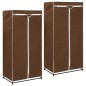 vidaXL Kleiderschränke 2 Stk. Braun 75×50×160 cm vidaXL Kleiderschränke 2 Stk. Braun 75×50×160 cm