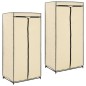 vidaXL Kleiderschränke 2 Stk. Creme 75×50×160 cm vidaXL Kleiderschränke 2 Stk. Creme 75×50×160 cm