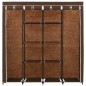 vidaXL Kleiderschrank mit 4 Fächern Braun 175 x 45 x 170 cm vidaXL Kleiderschrank mit 4 Fächern Braun 175 x 45 x 170 cm