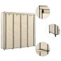 vidaXL Kleiderschrank mit 4 Fächern Creme 175 x 45 x 170 cm vidaXL Kleiderschrank mit 4 Fächern Creme 175 x 45 x 170 cm