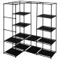 vidaXL Eckkleiderschrank Schwarz 130 x 87 x 169 cm vidaXL Eckkleiderschrank Schwarz 130 x 87 x 169 cm