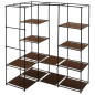 vidaXL Eckkleiderschrank Braun 130 x 87 x 169 cm vidaXL Eckkleiderschrank Braun 130 x 87 x 169 cm