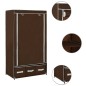 vidaXL Kleiderschrank Braun 87 x 49 x 159 cm Stoff vidaXL Kleiderschrank Braun 87 x 49 x 159 cm Stoff