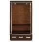 vidaXL Kleiderschrank Braun 87 x 49 x 159 cm Stoff vidaXL Kleiderschrank Braun 87 x 49 x 159 cm Stoff