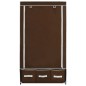 vidaXL Kleiderschrank Braun 87 x 49 x 159 cm Stoff vidaXL Kleiderschrank Braun 87 x 49 x 159 cm Stoff