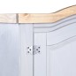 vidaXL Kleiderschrank Mexiko-Stil Kiefernholz 2 Türen Grau vidaXL Kleiderschrank Mexiko-Stil Kiefernholz 2 Türen Grau