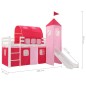 vidaXL Kinderhochbett-Rahmen mit Rutsche Leiter Kiefernholz 208x230cm vidaXL Kinderhochbett-Rahmen mit Rutsche Leiter Kiefernholz 208x230cm