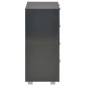 vidaXL Sideboard Hochglanz-Schwarz 60x35x80 cm Holzwerkstoff vidaXL Sideboard Hochglanz-Schwarz 60x35x80 cm Holzwerkstoff