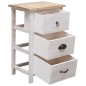 vidaXL Beistellschrank 35x25x57 cm Massivholz Paulownia vidaXL Beistellschrank 35x25x57 cm Massivholz Paulownia