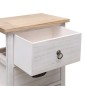 vidaXL Beistellschrank 35x25x57 cm Massivholz Paulownia vidaXL Beistellschrank 35x25x57 cm Massivholz Paulownia
