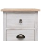 vidaXL Beistellschrank 35x25x57 cm Massivholz Paulownia vidaXL Beistellschrank 35x25x57 cm Massivholz Paulownia