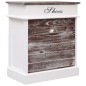 vidaXL Schuhschrank Braun 50 x 28 x 58 cm Paulownia Holz vidaXL Schuhschrank Braun 50 x 28 x 58 cm Paulownia Holz