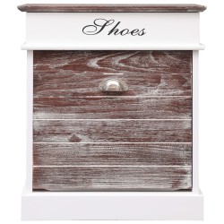 vidaXL Schuhschrank Braun 50 x 28 x 58 cm Paulownia Holz