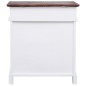 vidaXL Schuhschrank Braun 50 x 28 x 58 cm Paulownia Holz vidaXL Schuhschrank Braun 50 x 28 x 58 cm Paulownia Holz