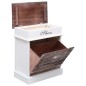 vidaXL Schuhschrank Braun 50 x 28 x 58 cm Paulownia Holz vidaXL Schuhschrank Braun 50 x 28 x 58 cm Paulownia Holz
