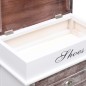 vidaXL Schuhschrank Braun 50 x 28 x 58 cm Paulownia Holz vidaXL Schuhschrank Braun 50 x 28 x 58 cm Paulownia Holz
