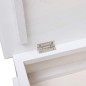 vidaXL Schuhschrank Weiß 50 x 28 x 58 cm Paulownia Holz vidaXL Schuhschrank Weiß 50 x 28 x 58 cm Paulownia Holz