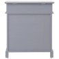 vidaXL Schuhschrank Grau 50 x 28 x 58 cm Paulownia Holz vidaXL Schuhschrank Grau 50 x 28 x 58 cm Paulownia Holz