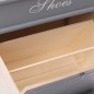 vidaXL Schuhschrank Grau 50 x 28 x 58 cm Paulownia Holz vidaXL Schuhschrank Grau 50 x 28 x 58 cm Paulownia Holz