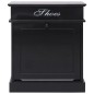 vidaXL Schuhschrank Schwarz 50 x 28 x 58 cm Paulownia Holz vidaXL Schuhschrank Schwarz 50 x 28 x 58 cm Paulownia Holz