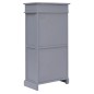 vidaXL Schuhschrank Grau 50 x 28 x 98 cm Paulownia Holz vidaXL Schuhschrank Grau 50 x 28 x 98 cm Paulownia Holz