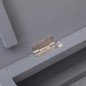 vidaXL Schuhschrank Grau 50 x 28 x 98 cm Paulownia Holz vidaXL Schuhschrank Grau 50 x 28 x 98 cm Paulownia Holz