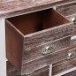 vidaXL Beistellschrank 6 Schubladen Braun 60x30x75cm Paulownia Holz vidaXL Beistellschrank 6 Schubladen Braun 60x30x75cm Paulownia Holz