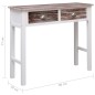 vidaXL Konsolentisch Braun 90×30×77 cm Holz vidaXL Konsolentisch Braun 90×30×77 cm Holz