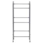 vidaXL Kastenregal für 3 Kisten Silber 50 x 33 x 116 cm Stahl vidaXL Kastenregal für 3 Kisten Silber 50 x 33 x 116 cm Stahl