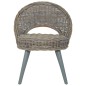 vidaXL Sessel Kubu-Rattan Grau vidaXL Sessel Kubu-Rattan Grau