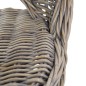 vidaXL Sessel Kubu-Rattan Grau vidaXL Sessel Kubu-Rattan Grau