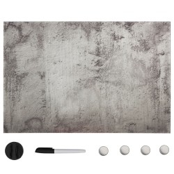 vidaXL Magnettafel Wandmontage Glas 60x40 cm