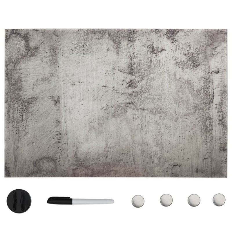 vidaXL Magnettafel Wandmontage Glas 60x40 cm vidaXL Magnettafel Wandmontage Glas 60x40 cm