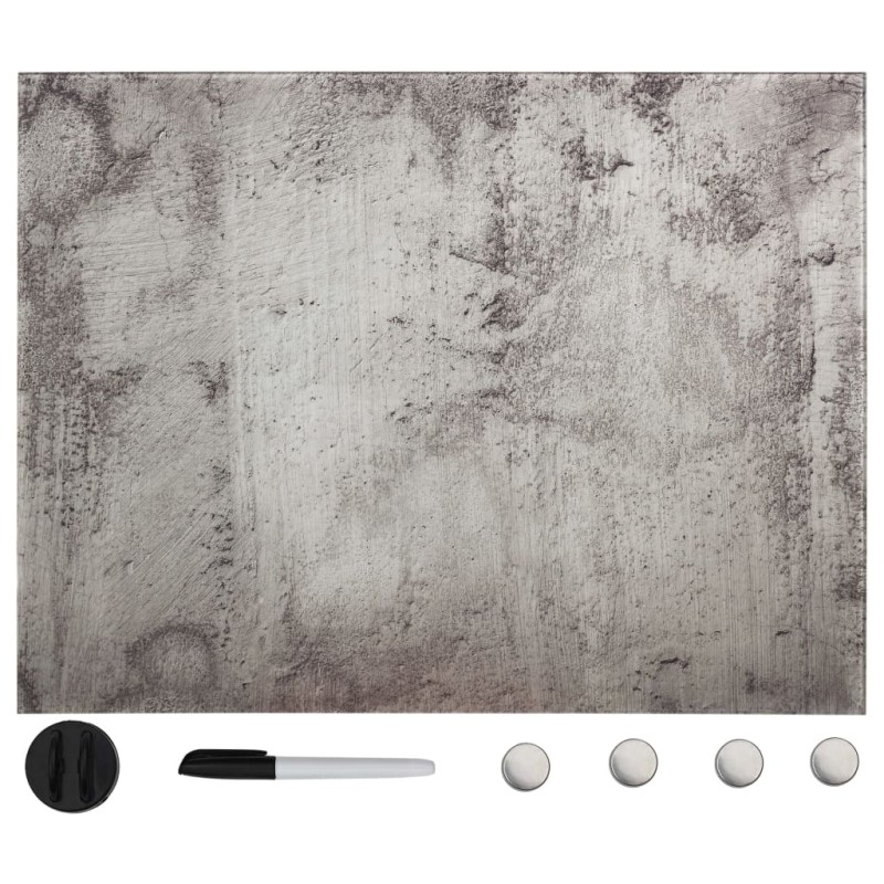 vidaXL Magnettafel Wandmontage Glas 80x60 cm vidaXL Magnettafel Wandmontage Glas 80x60 cm