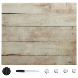 vidaXL Magnettafel Wandmontage Glas 40x40 cm