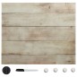 vidaXL Magnettafel Wandmontage Glas 40x40 cm vidaXL Magnettafel Wandmontage Glas 40x40 cm