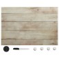 vidaXL Magnettafel Wandmontage Glas 60x40 cm vidaXL Magnettafel Wandmontage Glas 60x40 cm