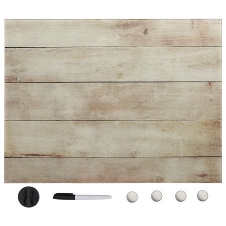 vidaXL Magnettafel Wandmontage Glas 60x80 cm