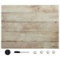 vidaXL Magnettafel Wandmontage Glas 60x80 cm vidaXL Magnettafel Wandmontage Glas 60x80 cm