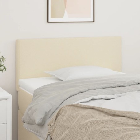 vidaXL Kopfteil Creme 100x5x78/88 cm Kunstleder