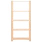 vidaXL Lagerregal mit 5 Böden 80×38×170 cm Kiefer Massivholz 250 kg vidaXL Lagerregal mit 5 Böden 80×38×170 cm Kiefer Massivholz 250 kg