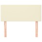 vidaXL Kopfteil Creme 100x5x78/88 cm Kunstleder vidaXL Kopfteil Creme 100x5x78/88 cm Kunstleder