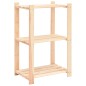 vidaXL Lagerregal mit 3 Böden 60×38×90 cm Kiefer Massivholz 150 kg vidaXL Lagerregal mit 3 Böden 60×38×90 cm Kiefer Massivholz 150 kg