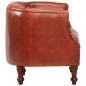 vidaXL Sessel Braun 62 x 58 x 65 cm Echtleder vidaXL Sessel Braun 62 x 58 x 65 cm Echtleder
