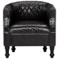 vidaXL Sessel Schwarz 62 x 58 x 65 cm Echtleder vidaXL Sessel Schwarz 62 x 58 x 65 cm Echtleder