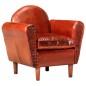 vidaXL Sessel Braun 77 x 65 x 79 cm Echtleder vidaXL Sessel Braun 77 x 65 x 79 cm Echtleder