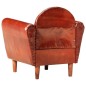 vidaXL Sessel Braun 77 x 65 x 79 cm Echtleder vidaXL Sessel Braun 77 x 65 x 79 cm Echtleder
